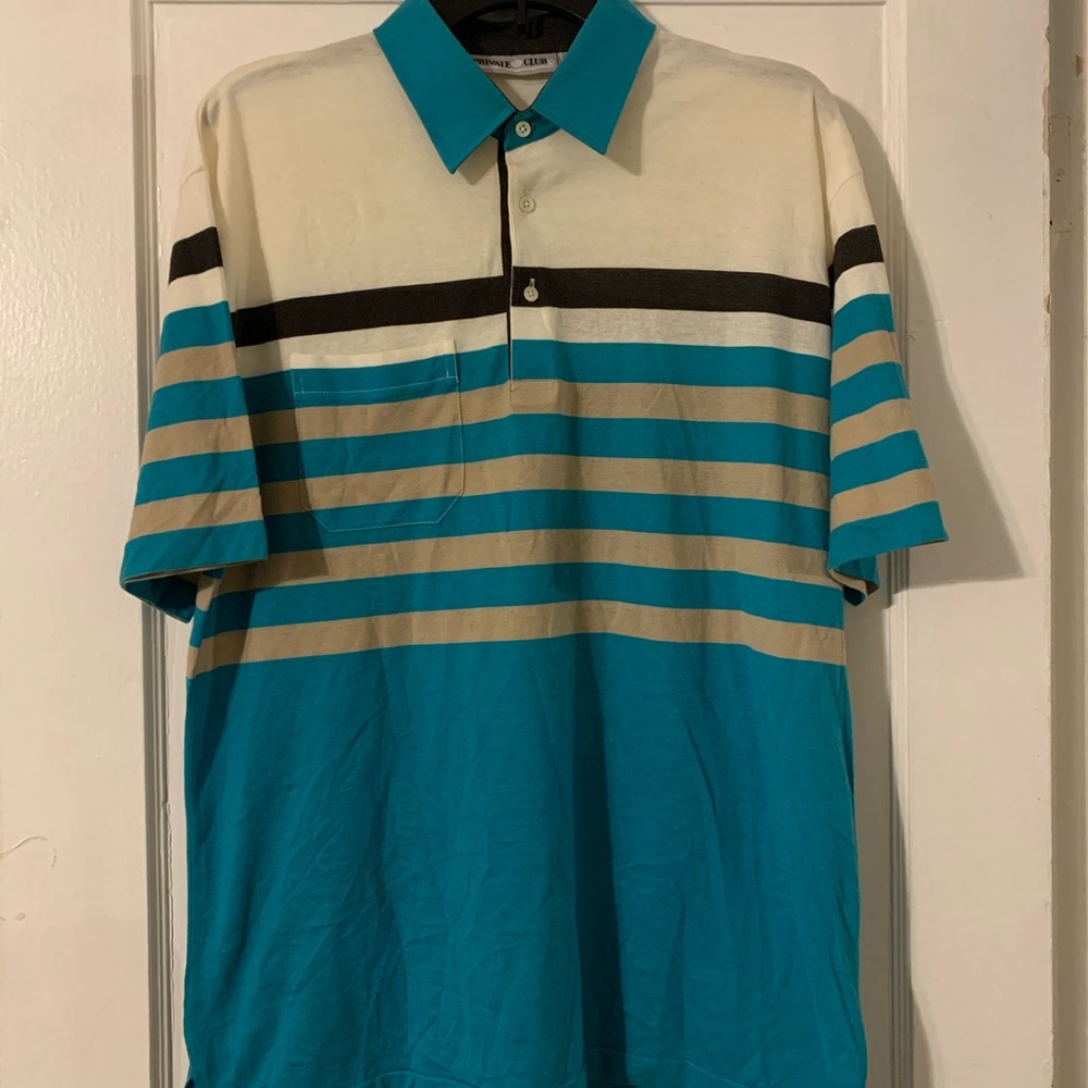 Vintage Private Club Polo Sz L